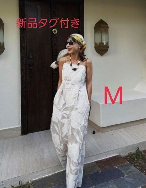Ameri SOFT LACE FLOWER ROMPERS サロペット スザンヌ着用 新品タグ付き アメリヴィンテージ M