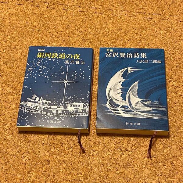 宮沢賢治 新編 銀河鉄道の夜 & 新編 宮沢賢治詩集(天沢退二郎編) A-108