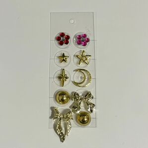 耳つぼジュエリー 10個 ゴールド