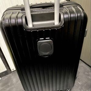 新品 TSAロック カップホルダー、USB充電ポート付き 軽量 ABS樹脂+PCスーツケース 大型Lサイズ ブラック