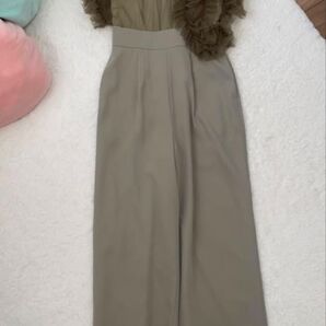 【値下げ中】LADYチュールドッキングコンビネゾン パンツドレス ラグナムーン