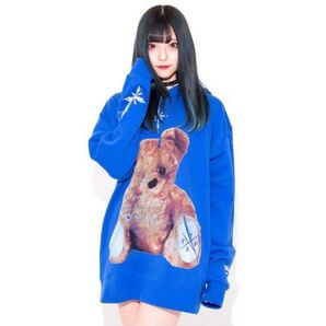 トラバストーキョー くま フード付きパーカー 地雷系