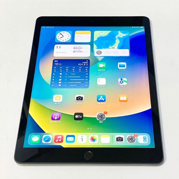 充電161回 バッテリー95% ★ iPad 第8世代 32GB グレイ SIM Free ★ 新品同様の超美品