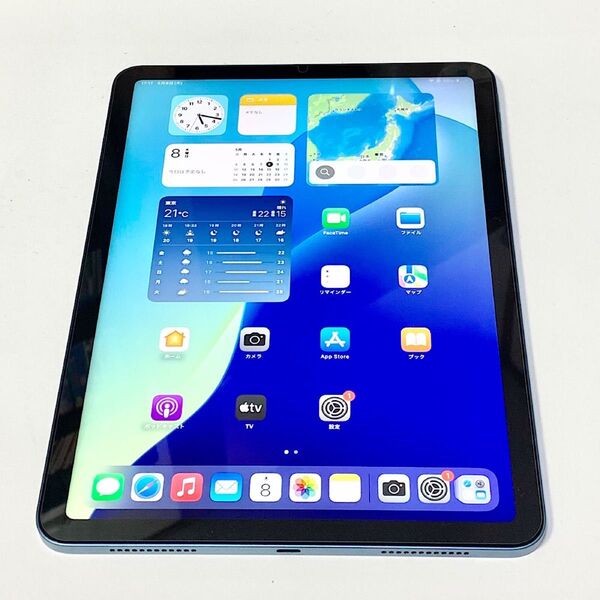 充電16回 バッテリー100% ★ iPad Air 5(第5世代)10.9インチ 64GB ブルー Wi-Fi ★新品同様