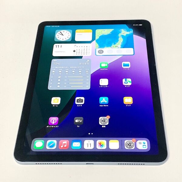 ほぼ未使用 充電5回 Apple保証12月10日迄★iPad Air 11(M2)128GB ブルー Wi-Fi ★ 新品同様
