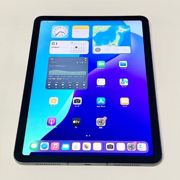 SIMフリー バッテリー90% ★ iPad Air 第4世代 10.9インチ 64GB グレイ SIM Free 超美品