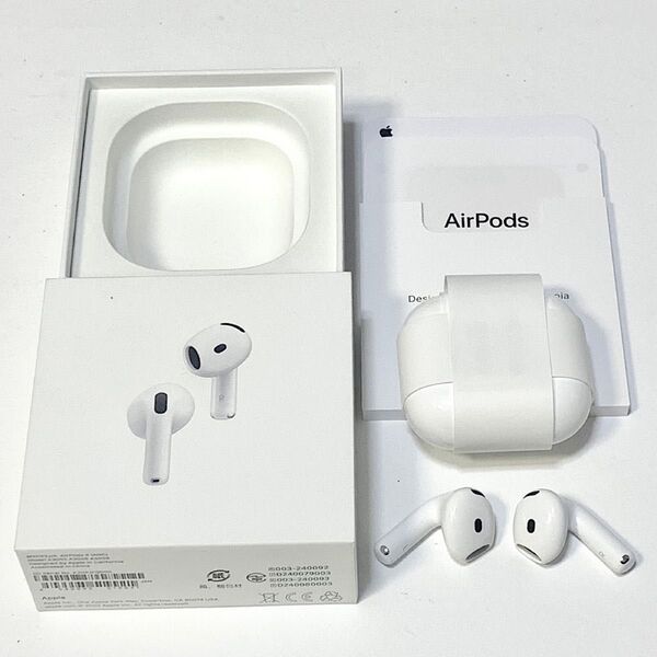 ほぼ未使用 Apple保証2025年12月4日迄 ★ AirPods 4(ANC) MXP 93J/A ★ 新品同様 ★