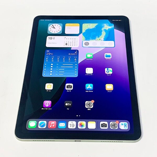 バッテリー96% ★ iPad Air 第4世代 10.9インチ 256GB グリーン Wi-Fi ★ 新品同様の超美品