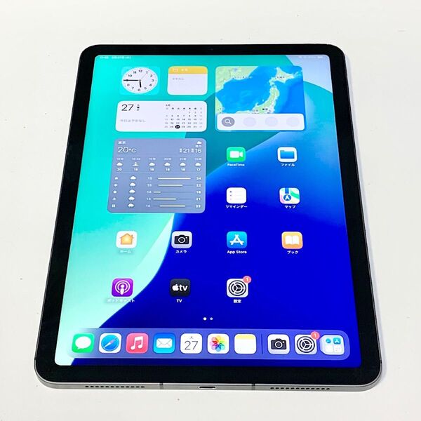 バッテリー95% ★ iPad Air 第4世代 10.9インチ 64GB グレイ SIM Free ★ 超美品 ★
