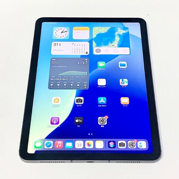 バッテリー92% ★ iPad Air 第4世代 10.9インチ 64GB グレイ SIM Free ★ 新品同様の超美品