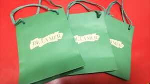 *DELAMER* shop paper bag shopa-3 pieces set *du*la* mail De La Mer *