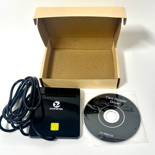 ICカードリーダー ZOWEETEK AU-9540_V2 黒