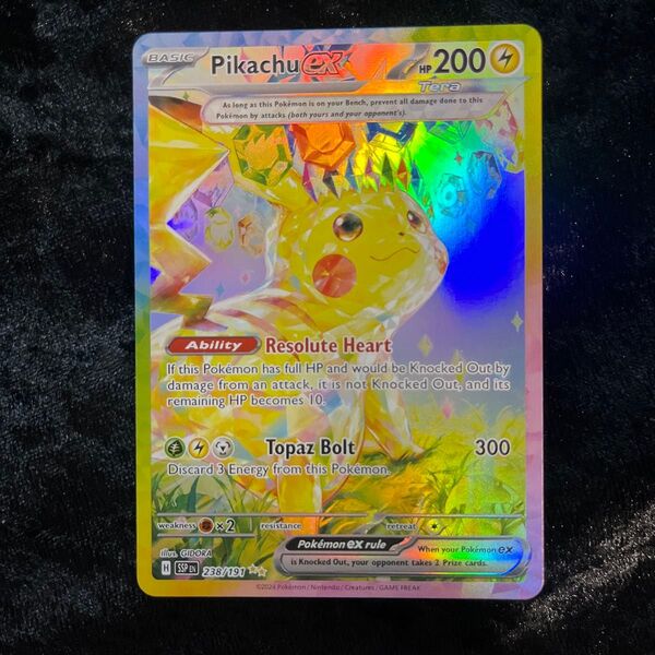 ポケモンカードゲーム ピカチュウ英語版Pikachu EX SIR SSP EN 238/191