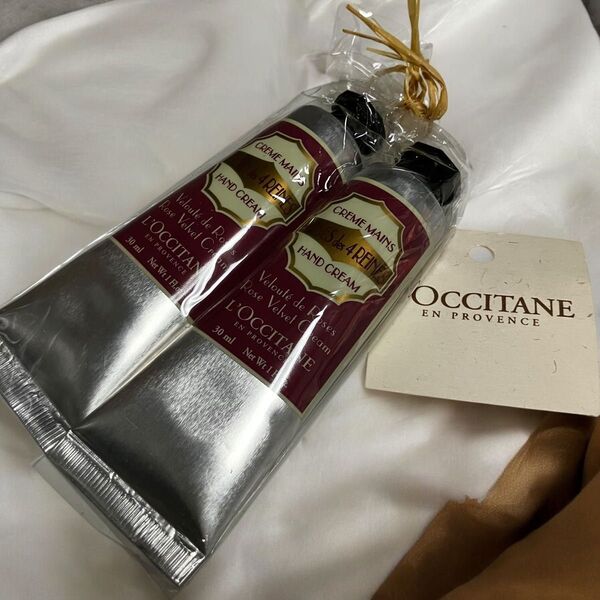 ★新品★未開封★ロクシタン ガーデン ベルベット ハンドクリーム ローズ 30ml 2本セット ハンドケア LOCCITANE