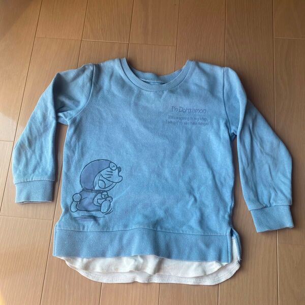 ベルメゾン I'mドラエモン ロンT 長袖 Tシャツ トレーナー 重ね着風 スウェット キッズ トップス サンリオ 110