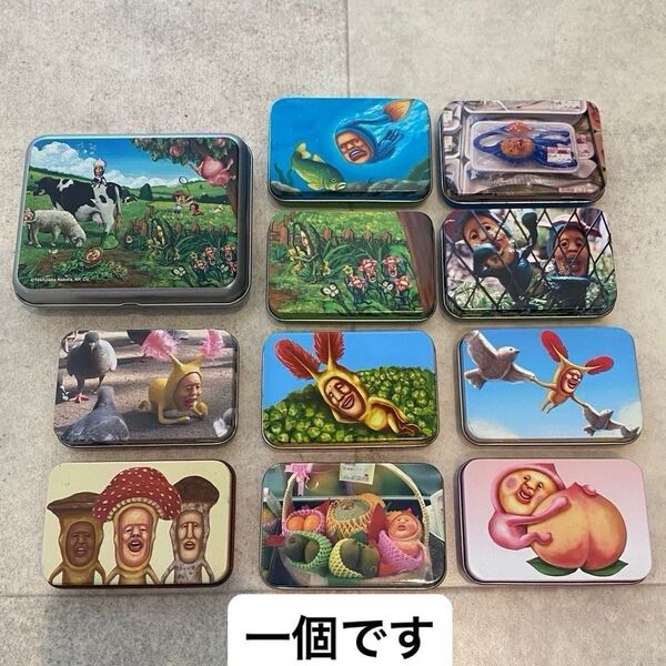 【縦約5㎝ 横約7.5㎝】 こびとづかん 缶 こびとづ缶 ケース ミニ缶 小物入れ おもちゃ