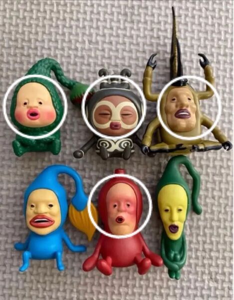 【4個セット】こびとづかん おすわりマスコット3 フィギュア