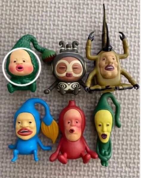 【新品未使用】 こびとづかん おすわりマスコット 3 マモリコモリ フィギュア