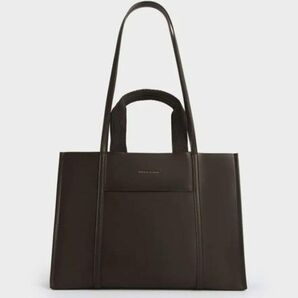 CHARLES & KEITH チャールズ アンド キース Shalia シャリア ラージダブルハンドルトートバッグ トートバッグ