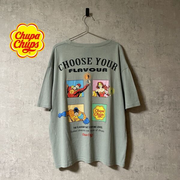chupa chups チュッパチャプス プリントTシャツ