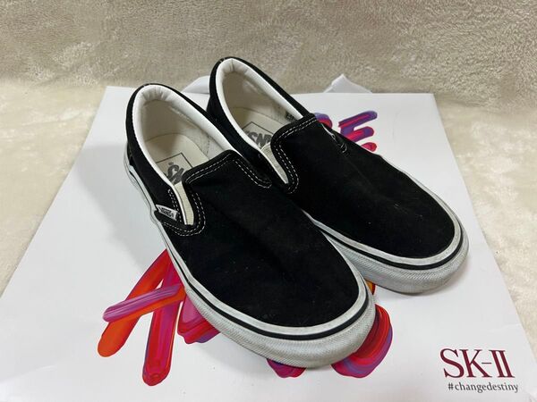 VANS スリッポン ブラック 22.5cm