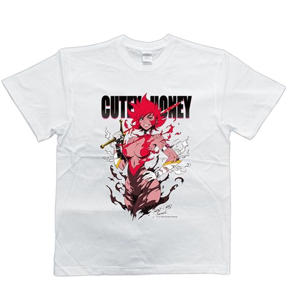 キューティーハニー 白Tシャツ 永井豪 エキスポ Lサイズ
