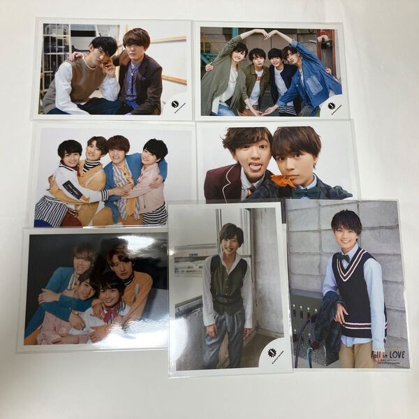 関西ジャニーズJr. 公式写真 7枚セット まとめ売り