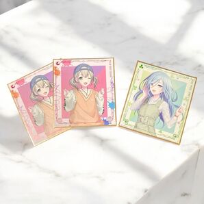 プロセカ一番くじ F賞 ミニ色紙3枚セット 小豆沢 こはね/日野森 雫