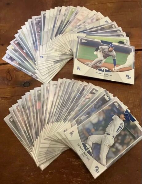 50/50TOPPS BOX ※バラ売り可 1枚400円!2枚より〜送料無料 MLB 大谷翔平 カード ドジャース Ohtani