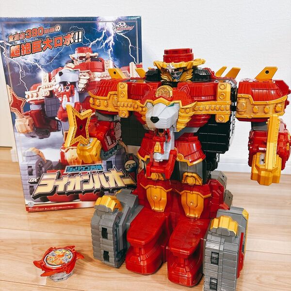 【極美品】 手裏剣戦隊ニンニンジャー シュリケン合体 DX ライオンハオー 箱付 BANDAI バンダイ おもちゃ