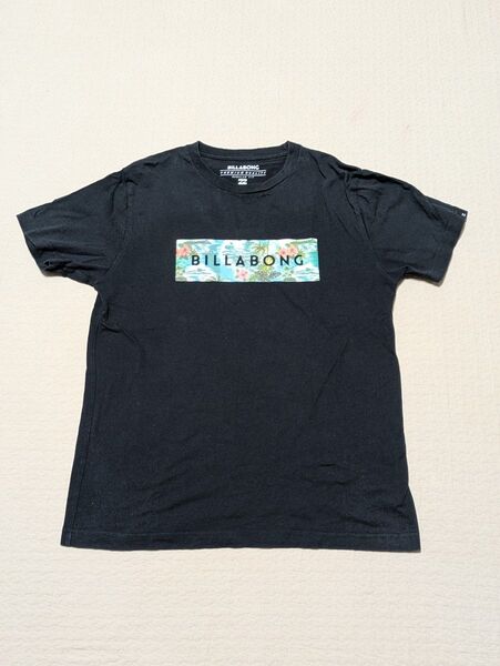 BILLABONG ビラボン M 半袖 Tシャツ 黒 綿100 半袖Tシャツ