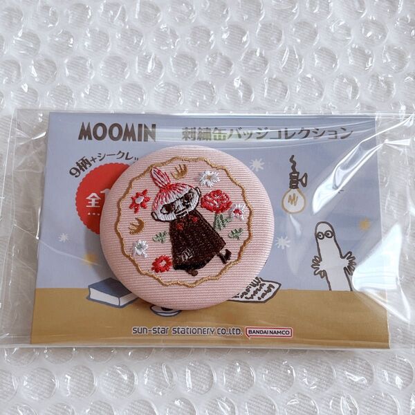 未使用/MOOMIN 刺繍缶バッジコレクション(リトル・ミィ)ムーミン