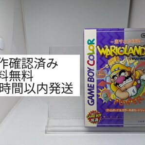 ゲームボーイカラー ワリオランド2 箱、説明書、ヒゲシール付き