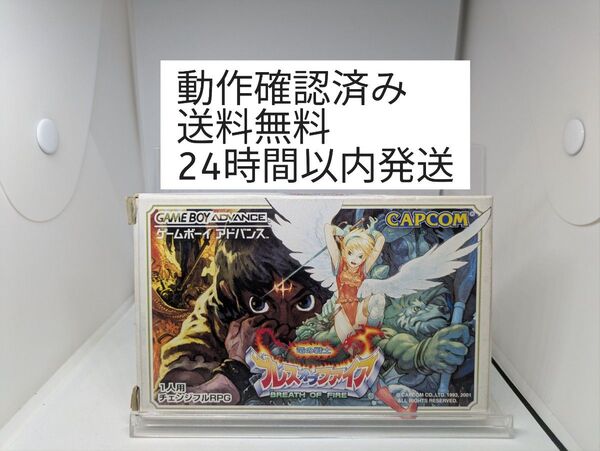 ゲームボーイアドバンス ブレスオブファイア 箱、説明書付き