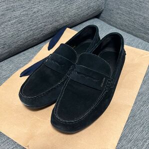 【美品】コーチ COACH ローファー シューズ スエード スウェード