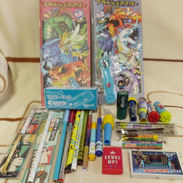 進研ゼミ 小学講座 チャレンジ 5年生 フラッシュマスター煌 マスターライト 動作確認のみ未使用 おまけ付き
