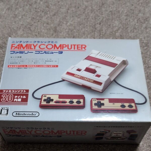 ニンテンドークラシックミニ ファミリーコンピュータ 任天堂 Nintendo 箱破れあります