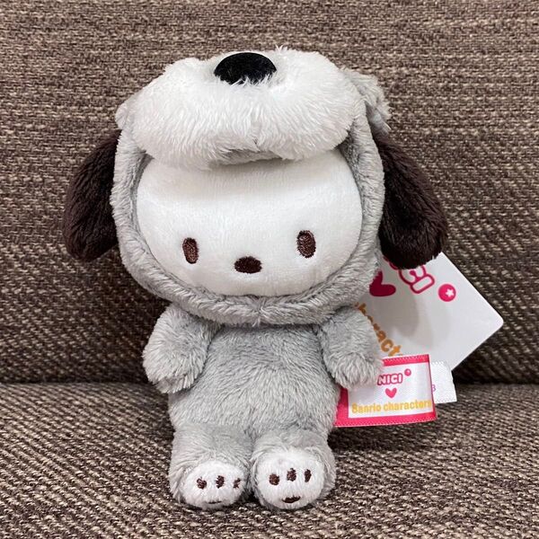 NICI ニキ キーホルダー ポチャッコ×シュナウザー 10cm ぬいぐるみ サンリオ