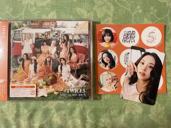 TWICE #TWICE5 通常盤 ステッカートレカ(チェヨン)