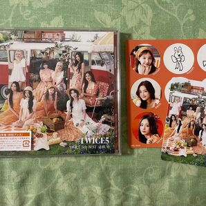 TWICE #TWICE5 通常盤(初回プレス) アルバム トレカ ステッカー付き