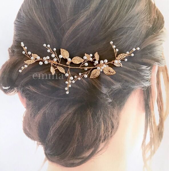 髪飾り 結婚式 お呼ばれ 成人式 和装 卒業式 浴衣 ヘアアクセサリー ヘッドドレス パール コーム ウェディング ブライダル