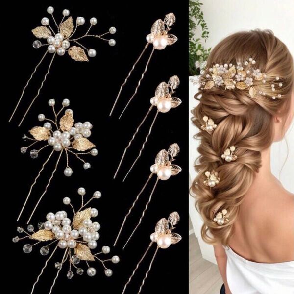 髪飾り 結婚式 お呼ばれ 成人式 和装 卒業式 ヘアアクセサリー ヘアピン パール ヘッドドレス ウェディング 浴衣 前撮り 簪