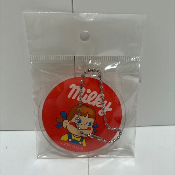 ペコちゃん アクリルキーホルダー ミルキー 不二家 2024 FUJIYA