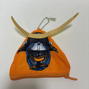ARTLAND×TECHNI COLOUR 武将兜 ポーチ オレンジ