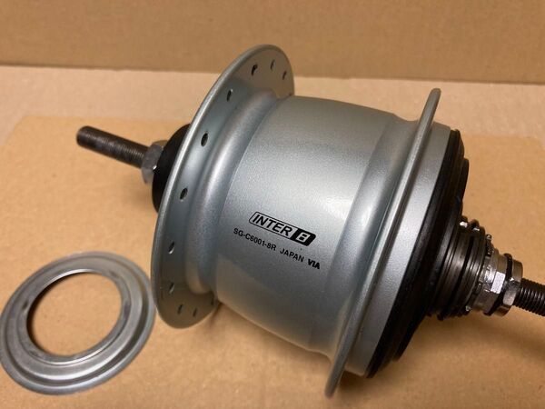 (中古) シマノ SHIMANO SG-C6001 内装8S 36H 軸長:203mm OLD:132mm ローラーブレーキ対応