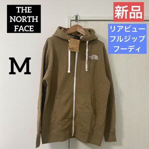 【新品】THE NORTH FACE リアビューフルジップフーディ カーキ M