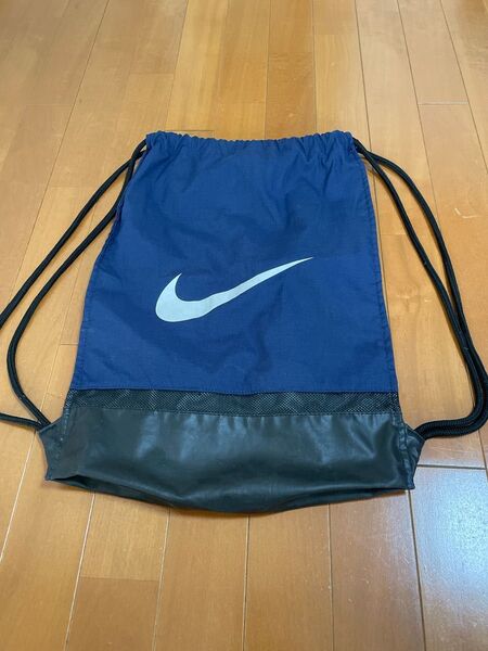 NIKE ナイキ 巾着袋 ネイビー スポーツ ジム プールバッグ ナップザック 体操着入れ