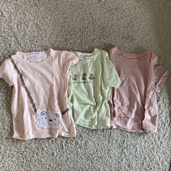 半袖 Tシャツ カットソー 半袖Tシャツ 女の子 130