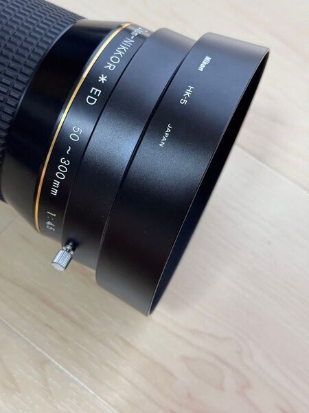 『美品』希少品 Nikon HK-5 Ai ED50-300mm F4.5用 ニコン メタルフード レンズフード