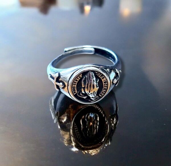 メンズ シルバー リング 指輪 ストリート アメカジ US 古着 ビンテージ アクセサリー フリーサイズ silver ring